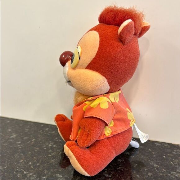 Vtg Chip Dale Rescue Rangers Plush Stuffed Animal Disney Playskool 1989 Hawaiian - Picture 3 of 6